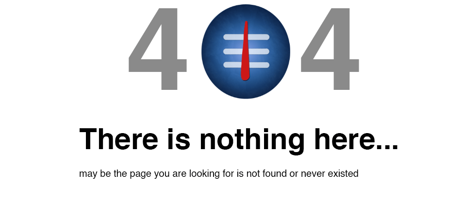 404 page